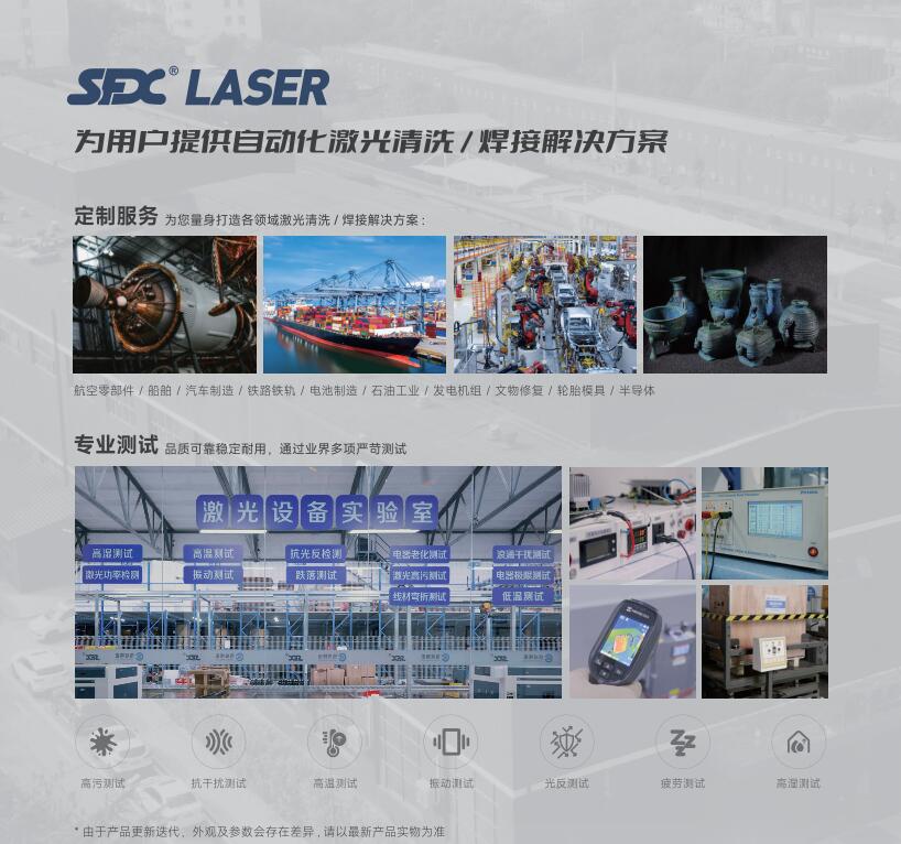 手持激光清洗焊接設備